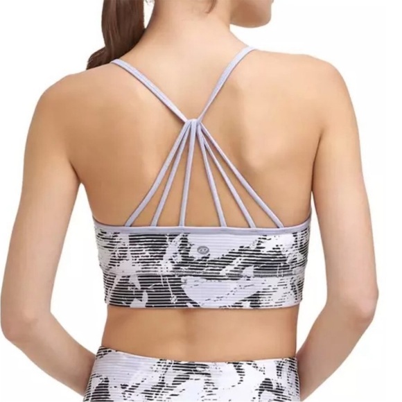 NWT DKNY Sport Sports Bra Purple/White/Black (dp1t8172) Size XL - Picture 5 of 6